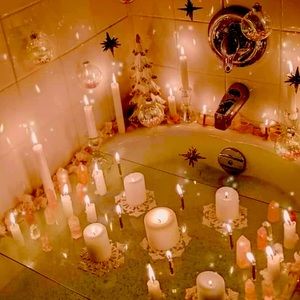 Anxiety Ritual Bath Candles Crystal Incense Oil T